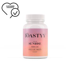 toasty sunrise 900mg cbd daily use tablets